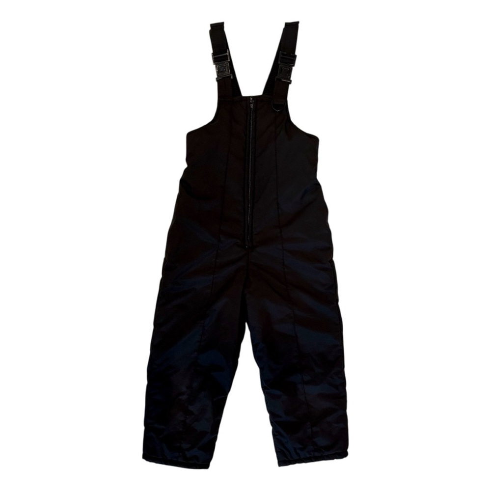 Sonoma Kids Black Snow Bib Overalls Unisex Waterproof Warm Winter Ski M 5/6 Girl